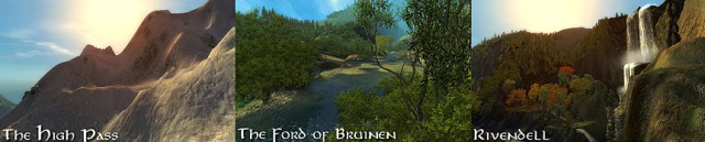 Preview screenshots from The Middle Earth mod